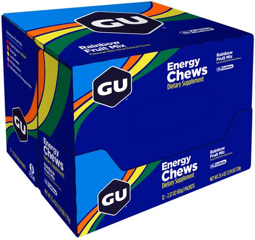 GU Energy Chews-Rainbow Mix, Box of 12