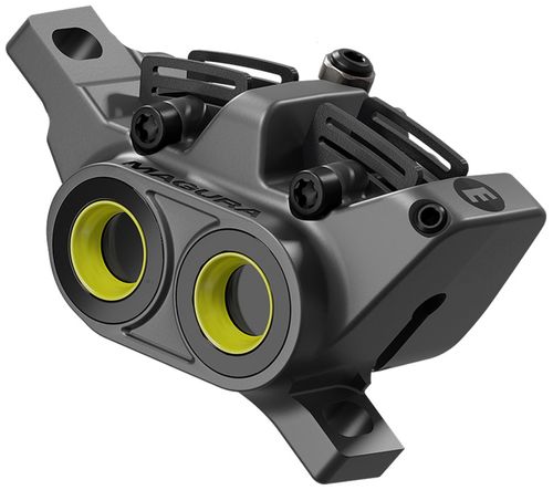 Magura Gustav Pro Disc Brake Caliper - Front or Rear, 4-Piston