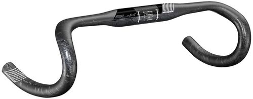 FSA SL-K Compact Handlebar, 31.8mm Clamp Diameter, 360mm Width, ACR Internal Routing Compatible – Carbon