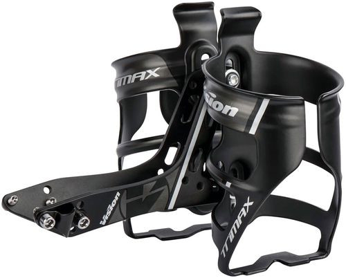 Vision TriMax Rear Hydration System, Aero Mounting, Dual Bottle Setup, Triathlon Use – Black