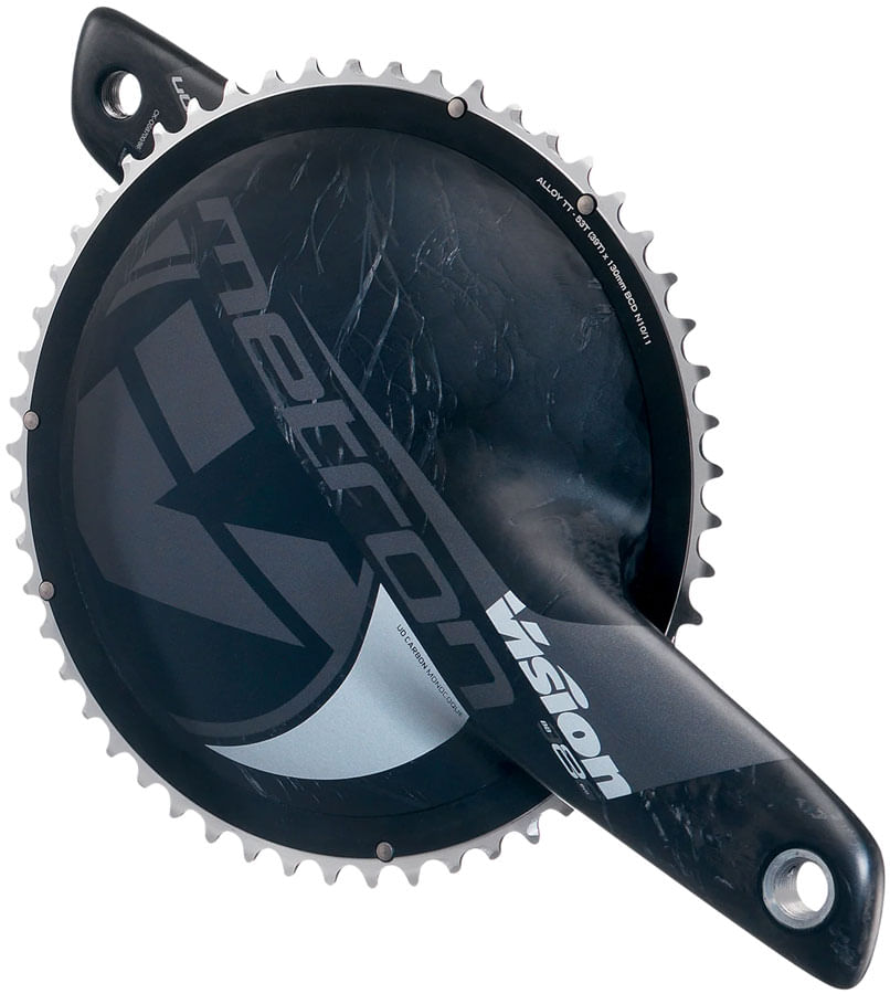 Vision Metron TT Crankset, 2x 53/39T Chainrings, 165mm Arm Length