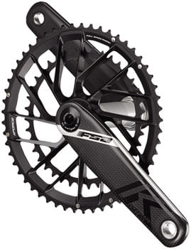 FSA K-Force Team Edition Crankset, 2x 52/36T Chainrings, 172.5mm Arm Length, Direct Mount, 386EVO Spindle – Black