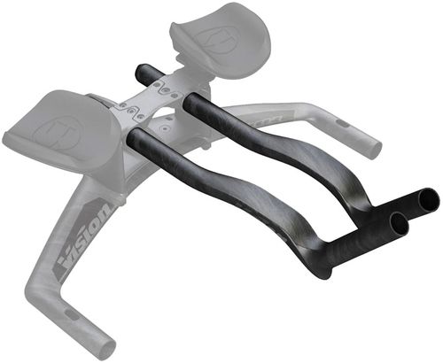 Vision Speed Extensions, 400mm Length, J-Bend Shape, Aero Bar Add-on – Carbon