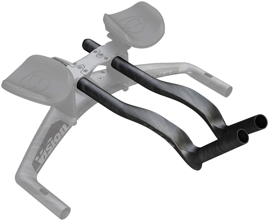 Vision Speed Extensions, 400mm Length, J-Bend Shape, Aero Bar Add