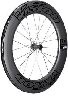 Vision Metron 91 TL Front Wheel, Clincher 700c, Lightweight Carbon, Disc Brake, Center Lock Rotor Mount – Black