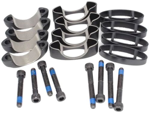 Vision Stack Spacer Kit, For TFE and TriMax Clip-ons, Stack Height Adjustment, Aero Bar Fit – Alloy