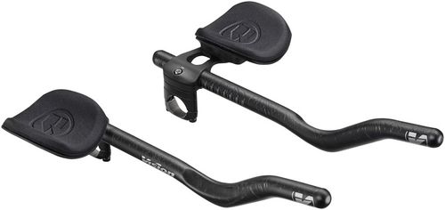 Vision TriMax Carbon Clip-ons, 210–360mm Extension Range, JS-Bend Shape, Aero Bar Add-on – Carbon