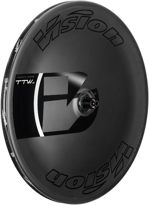 Vision Metron TTW Rear Wheel - 700, 12 x 142mm, Center-Lock, HG 11/12, Carbon, Black
