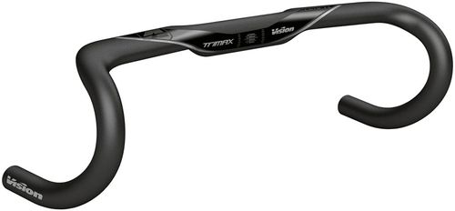 Vision TriMax Alloy Aero Handlebar, 31.8mm Clamp Diameter, 400mm Width, Aero Road Profile – Alloy