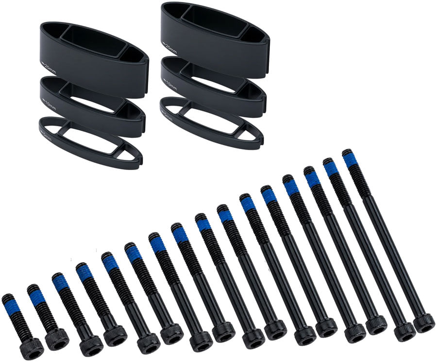 VISION METRON Arm Rest SPACER KIT DHバー Vision Armrest Stack Riser Kit, For TFA, TriMax, and TFE Aerobars
