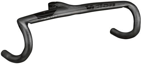 Vision Metron 5D ACR EVO Drop Handlebar, 36cm Width, 80mm Stem Length, -6° Angle, Integrated Carbon Design – Black