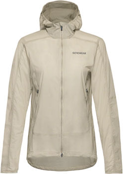 Gorewear Fernflow Hooded Windbreaker - Beige, Women's, Small