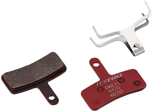 Tektro D40.11 Disc Brake Pads - Metal/Ceramic Compound, For Use with Dorado HD-E710 Disc Brakes
