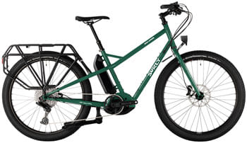 Surly Skid Loader Cargo Ebike - 27.5'', Steel, Illegal Smile Green, Large