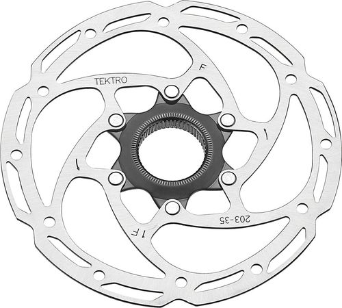 Tektro TR203-35 Disc Brake Rotor - 203mm, Center-Lock, 1.8mm Thickness
