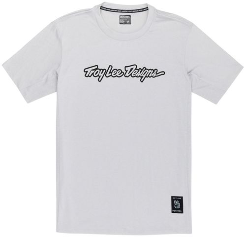 Troy Lee Designs Skyline Short Sleeve Ride Tee – Signature Mist, Medium