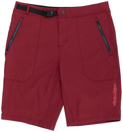 Troy Lee Designs Skyline Trail Shorts – Mono Oxblood, 38