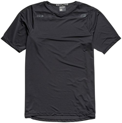 Troy Lee Designs Skyline Short Sleeve Jersey – Mono Black, X-Large