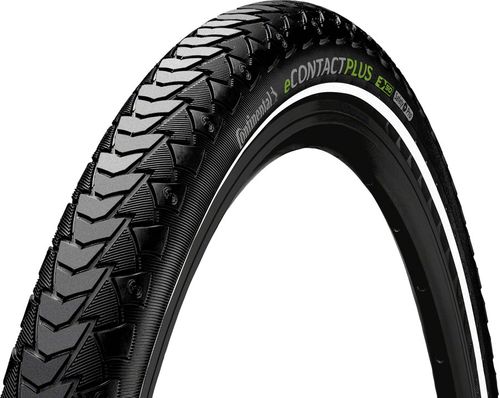 Continental eContact Plus Tire - 700 x 55 / 29 x 2.2, Clincher, Wire, Black/Reflex, SafetyPlus Pro Breaker, E50