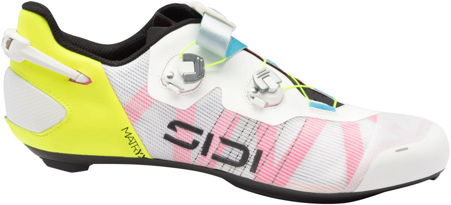 SIDI Wire 3 Road Shoes - Mens, White/Yellow Fluo, 44 | FastStore PDP