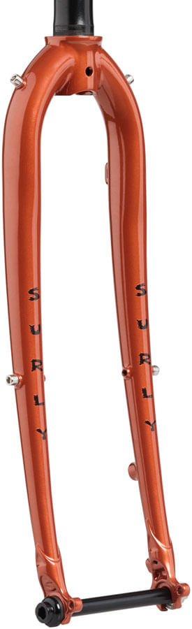 Surly Straggler Thru-Axle Fork - 700c, 410mm, 1-1/8" Straight Steerer, Steel, Shaggy Carpet