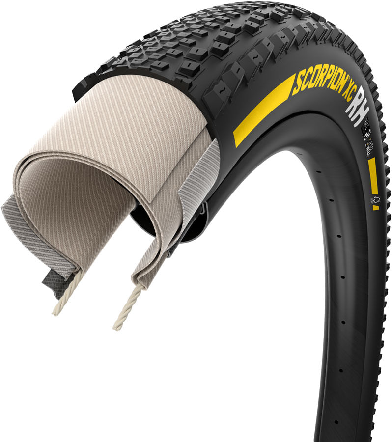 Pirelli Scorpion XC RH Tire - 29 x 2.4, Tubeless, Folding, Yellow