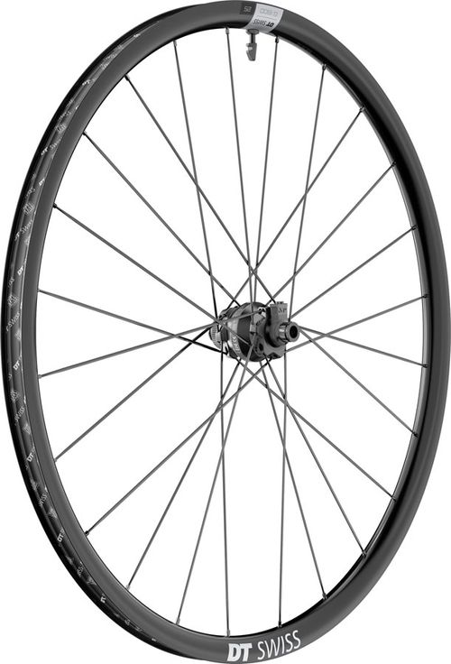 DT Swiss G 1800 Spline 25 Front Wheel - 700, 12 x 100mm, Center-Lock, Black, Dynamo Hub