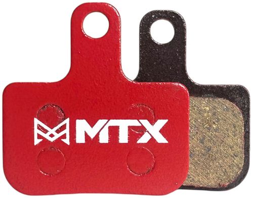 MTX Red Label RACE Disc Brake Pads - Ceramic/Kevlar Compound, SRAM Level / Red / Rival AXS / Force, 2-Piston, Single Set