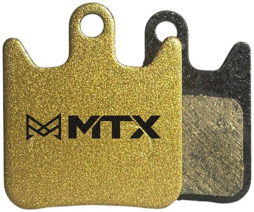 MTX Gold Label HD Disc Brake Pads - Ceramic/Kevlar Compound, Hope X2 Variants, 2-Piston, Single Set