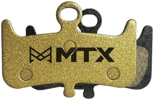 MTX Gold Label HD Disc Brake Pads - Ceramic/Kevlar Compound, Dominion A4 and T4, 4-Piston, Single Set