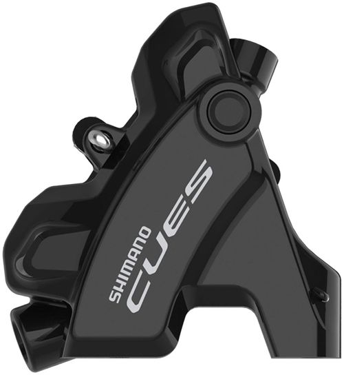 Shimano CUES BR-U6030R Hydraulic Disc Brake Caliper - Rear, Flat Mount, W/Fixing Bolt for 25mm Mount, Resin Pad