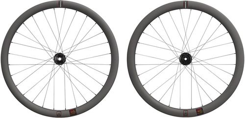 Reserve Wheels Reserve 42/49 Turbulent Aero Wheelset - 700, 12 x 100/12 x 142, Center-Lock, XDR/HG11, Carbon, DT180
