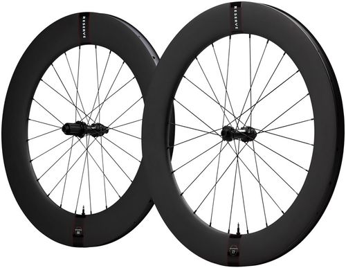 Reserve Wheels Reserve 77/88 Turbulent Aero Wheelset - 700, 12 x 100/12 x 142, Center-Lock, HG11, Carbon, DT240