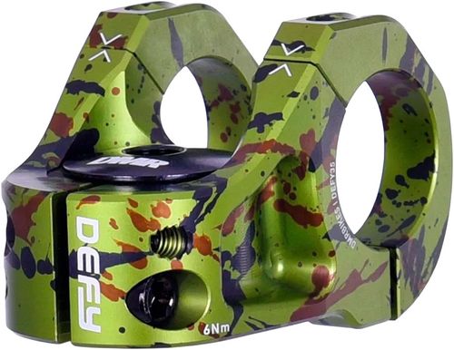 DMR Defy Stem - 35mm, 31.8mm Clamp, 5mm, 1 1/8", Liquid Camo Green