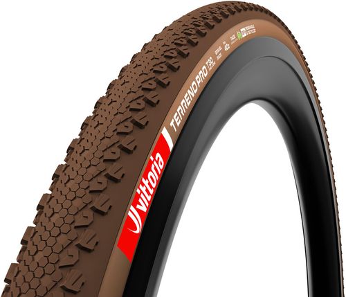 Vittoria Terreno Pro T30 Fine Loose Tire - 700 x 40, Tubeless, Folding, Black/Brown, Eco Gravel Race