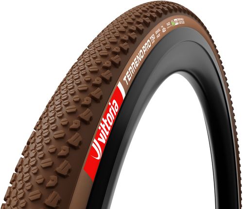Vittoria Terreno Pro T50 Mixed Tire - 700 x 35, Tubeless, Folding, Black/Brown, Eco Gravel Race