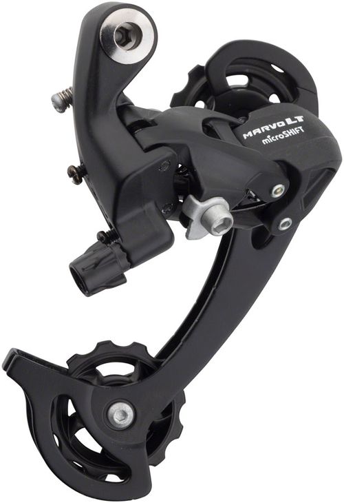 microSHIFT MarvoLT M46 Rear Derailleur - 8/9 Speed, Long Cage, Black