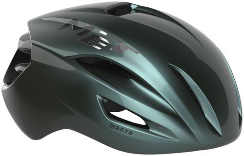 MET Manta Helmet - Hyper Teal Glossy, Large