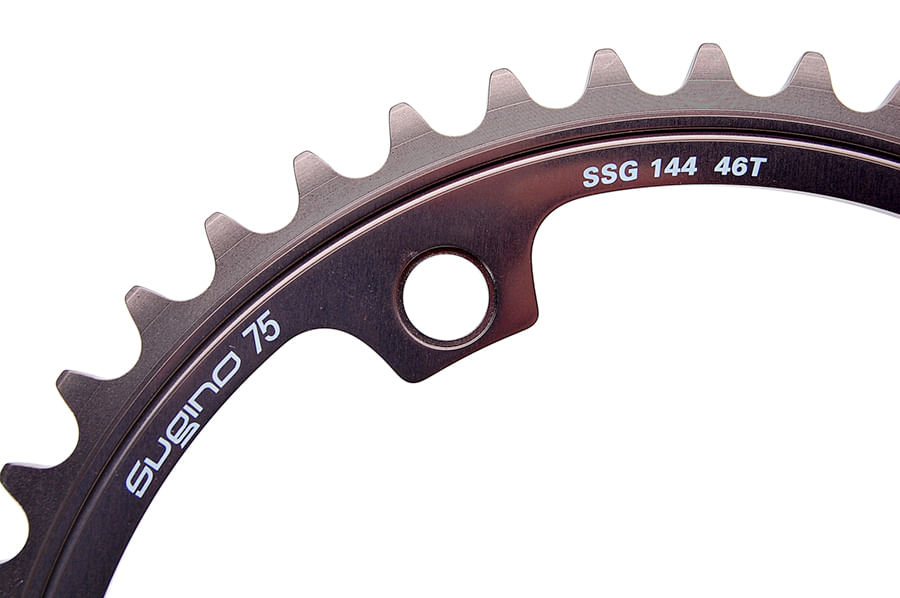sugino 75 黒 Sugino 75 Complete Crankset (incl. Sugino 75 Chainring + Bottom