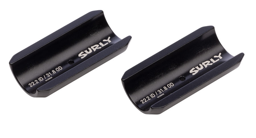 Surly Handlebar Clamp Shim - 22.2mm to 31.8mm, Shim, Black