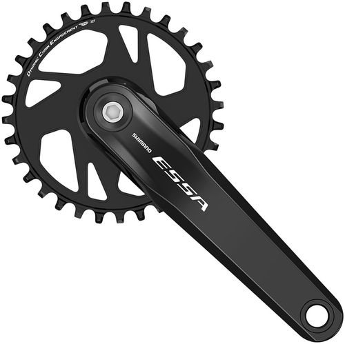 Shimano ESSA FC-U2000-1 Crankset - 175mm, 7/8-Speed, 32t, Riveted, Square Taper JIS Spindle Interface, Black