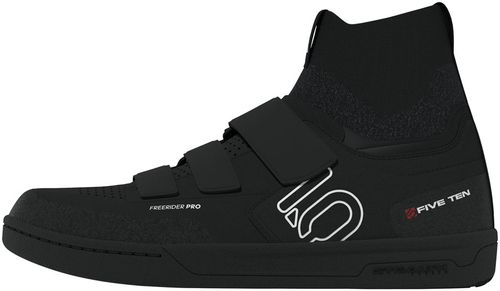 Five Ten Freerider Pro Mid VCS Flat  Shoes - Men's, Black / Footwear White / Carbon, 12.5