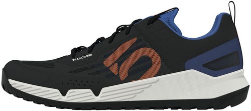 Five Ten Trailcross LT Flat Shoes - Men's, Core Black/Pure Orange/Ray Blue, 8.5