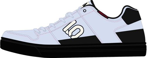 Five Ten Freerider Flat Shoes - Women's, Crystal Sky/Off White/Core Black, 8.5