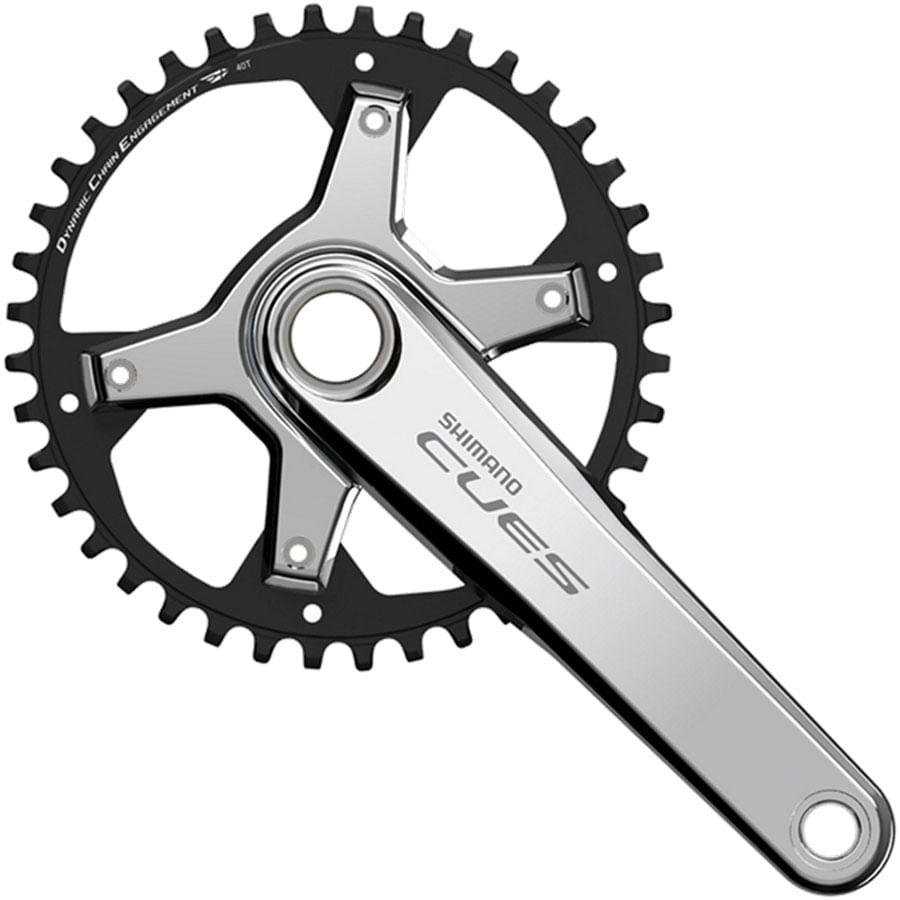 Shimano CUES FC-U6030-1 Crankset - 172.5mm, 9/10/11-Speed, 40t