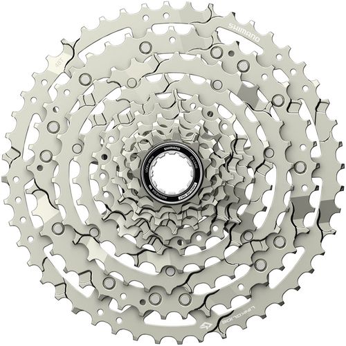 Shimano CUES CS-LG400-10 Cassette - 10-Speed, 11-48t, LINKGLIDE, Silver