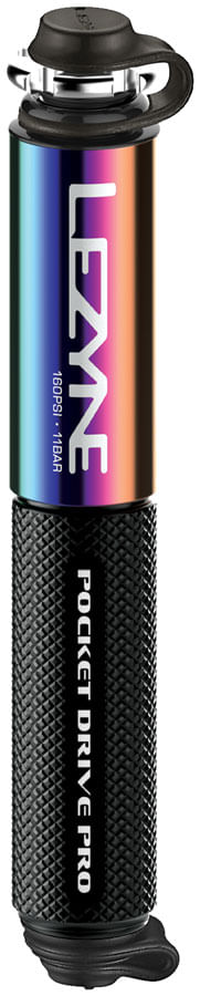 Lezyne Pocket Drive Pro Pump - Neo Metallic Black