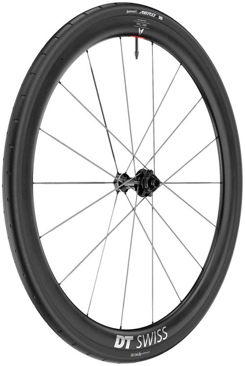 DT Swiss ARC 1100 Spline CS 38 Front Wheel - 700, 12 x 100mm, Center-Lock, Black, WTS w/Aero 111 Tire