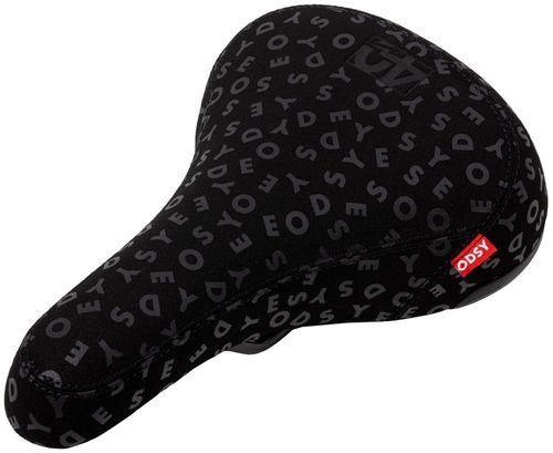 Odyssey 40th Anniversary BMX Seat - Railed, Cruiser, Black Suede