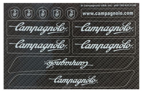 Campagnolo Faux Carbon Protective Decal Set